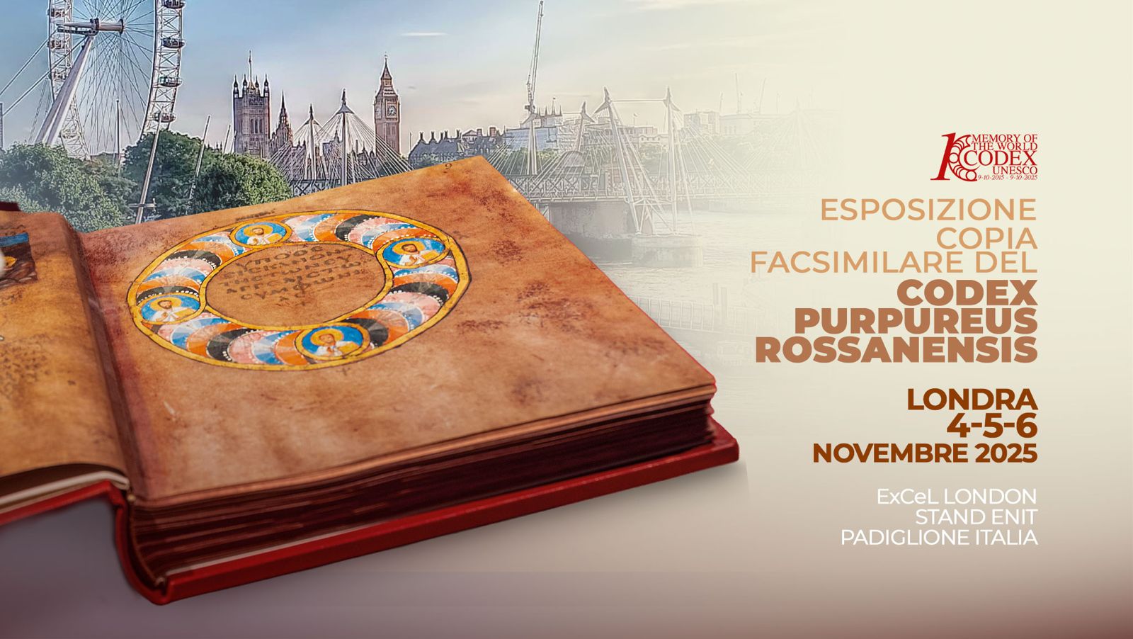 Esposizione Copia Codex a Londra